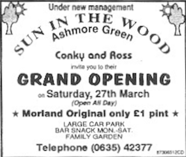 Sun In The Wood, Ashmore Green