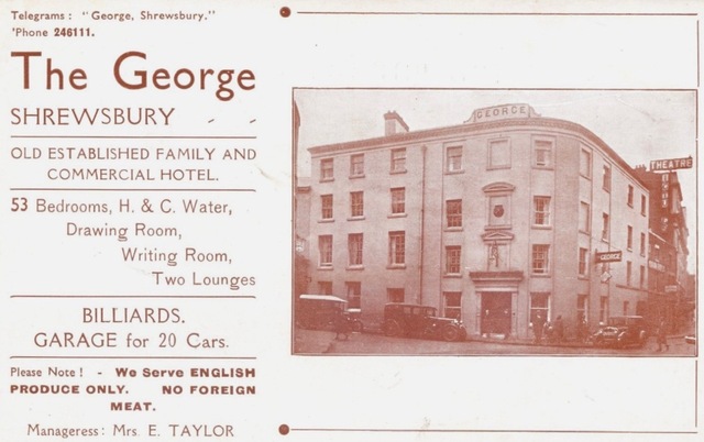 George Hotel, Shrewsbury